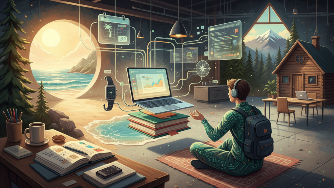 Rotinas Produtivas para Quem Trabalha de Qualquer Lugar: Guia Essencial para Nômades Digitais e Remotos