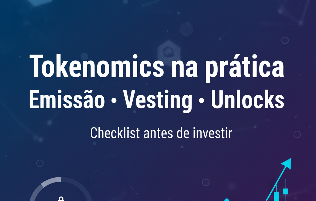 Tokenomics na prática: como emissão, vesting e unlocks determinam o futuro de um criptoativo